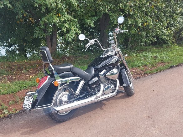 2006 Honda Shadow 750, чёрный, 450000 рублей - вид 1