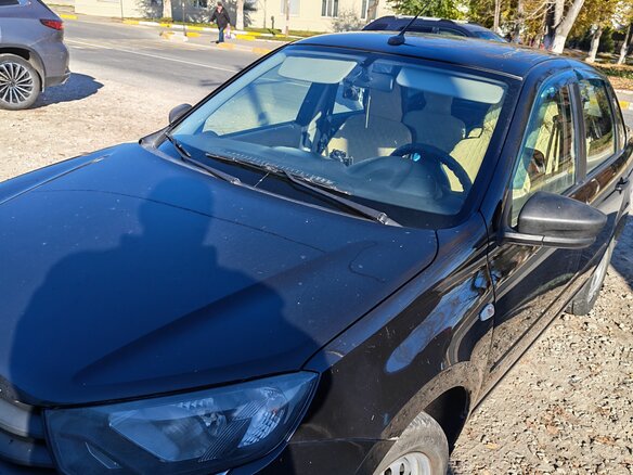 2018 Lada (ВАЗ) Granta I Рестайлинг, чёрный, 400000 рублей - вид 1
