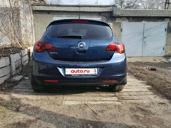 2011 Opel Astra J, синий, 1300000 рублей - вид 8