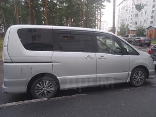 2014 Nissan Serena IV (C26), серебристый, 1380000 рублей, вид 2