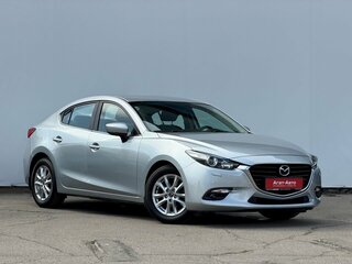 2017 Mazda 3 III (BM) Рестайлинг, серебристый, 1550000 рублей, вид 4
