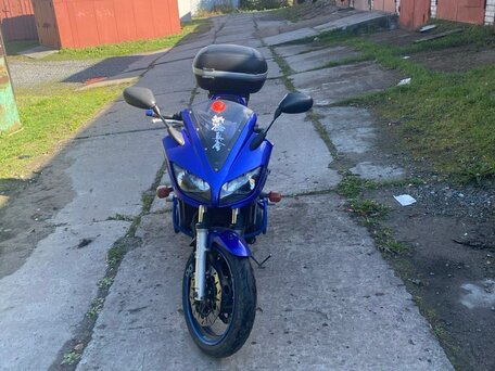 2002 Yamaha FZS600 Fazer, синий, 400000 рублей, вид 2