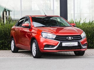2017 Lada (ВАЗ) Vesta I, красный, 610000 рублей, вид 5