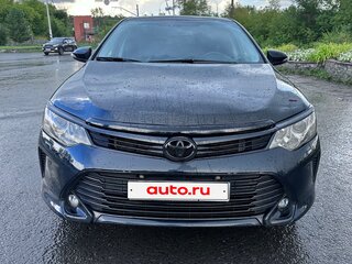 2015 Toyota Camry VII (XV50) Рестайлинг, чёрный, 1950000 рублей, вид 2