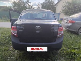 2018 Lada (ВАЗ) Granta I, чёрный, 379000 рублей, вид 3