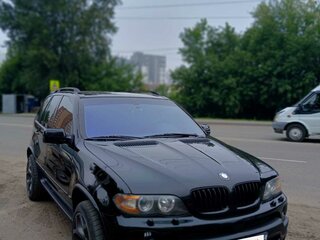 2004 BMW X5 3.0i I (E53) Рестайлинг, чёрный, 1500000 рублей, вид 3