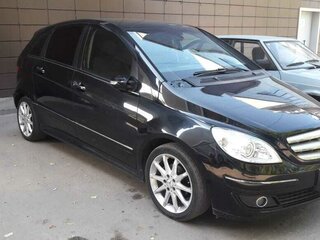 2006 Mercedes-Benz B-Класс 170 I (W245), чёрный, 499999 рублей, вид 2