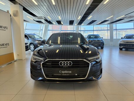 2021 Audi A6 45 TFSI V (C8), синий, 3488000 рублей, вид 3
