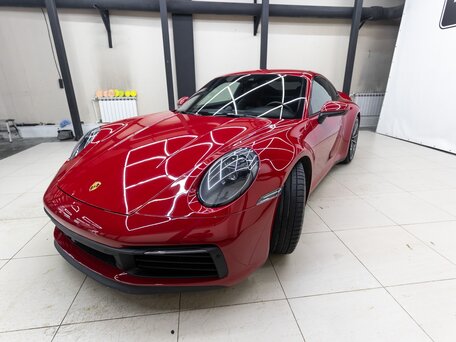2022 Porsche 911 Carrera 4S VIII (992), красный, 13200000 рублей, вид 5