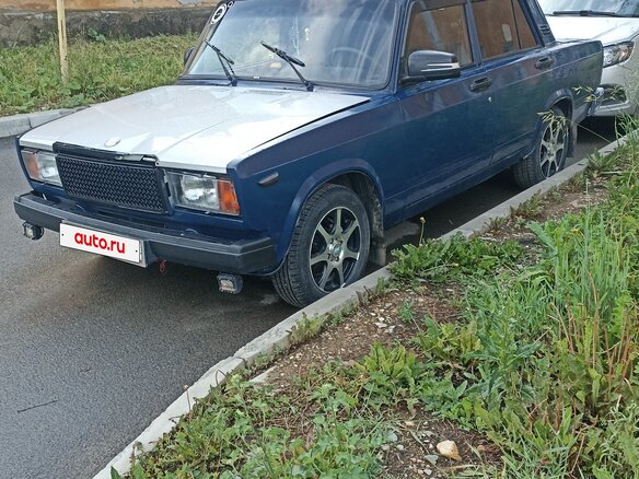 2007 Lada (ВАЗ) 2107, синий, 170000 рублей