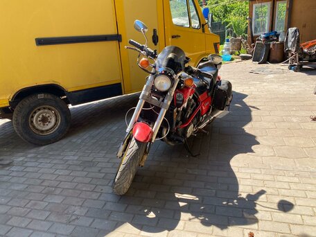 1988 Yamaha V-Max 1200, красный, 370000 рублей, вид 5