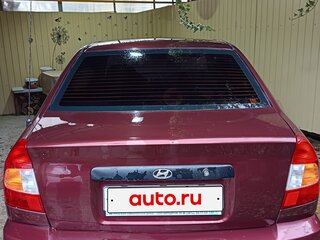2008 Hyundai Accent ТагАЗ II, красный, 520000 рублей, вид 3
