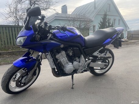 2002 Yamaha FZS1000 Fazer, синий, 415000 рублей, вид 4