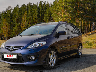 2007 Mazda 5 I (CR) Рестайлинг, синий, 850000 рублей, вид 2