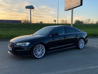 2015 Audi A6 IV (C7) Рестайлинг, чёрный, 1700000 рублей, вид 1
