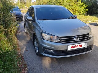 2019 Volkswagen Polo V Рестайлинг, серый, 1290000 рублей, вид 3