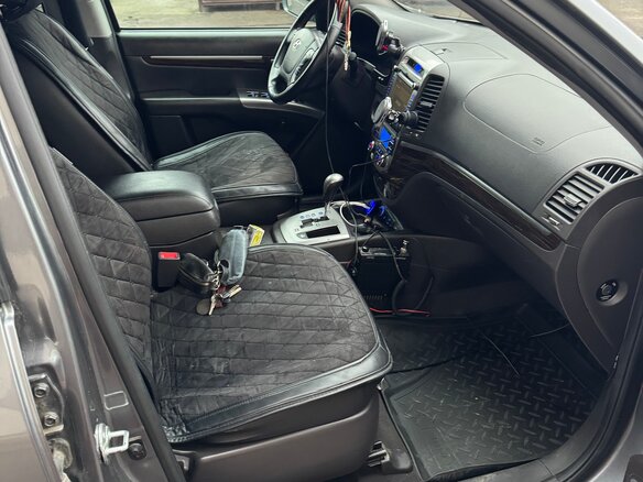 2011 Hyundai Santa Fe II Рестайлинг, серый - вид 7