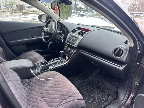 2008 Mazda 6 II (GH), пурпурный, 650000 рублей - вид 1