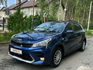 2021 Kia Rio X IV Рестайлинг, синий, 1810000 рублей, вид 1