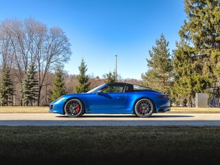 2018 Porsche 911 Targa 4 GTS VII (991) Рестайлинг, синий, 14900000 рублей, вид 2