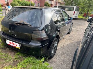 1998 Volkswagen Golf IV, чёрный, 190000 рублей, вид 4
