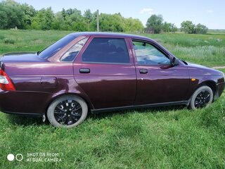 2008 Lada (ВАЗ) Priora I, пурпурный, 210000 рублей, вид 2