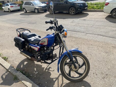 2017 E-Moto YH50QT, синий, 45000 рублей, вид 5