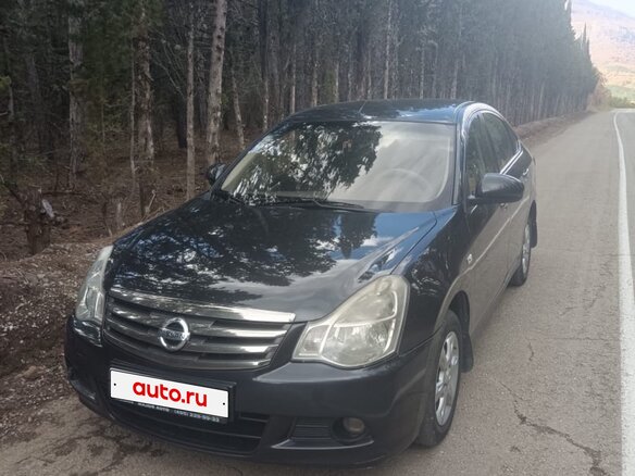 2014 Nissan Almera III (G15), чёрный, 530000 рублей