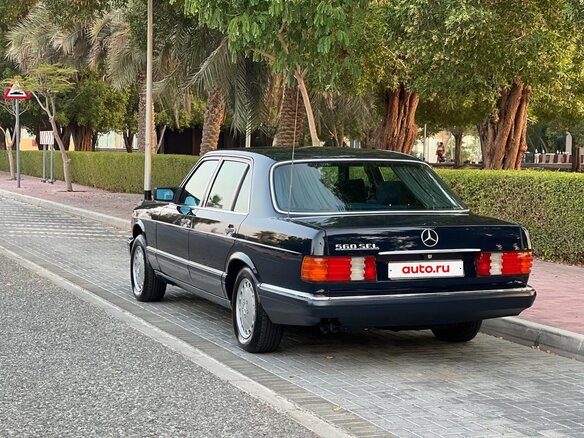 1989 Mercedes-Benz S-Класс 560 II (W126) Рестайлинг, синий, 7000000 рублей - вид 13