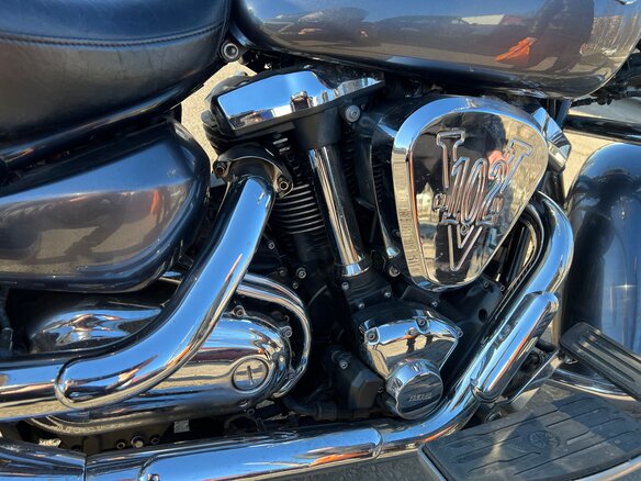 2008 Yamaha XV 1700 Road Star, серый, 850000 рублей - вид 11