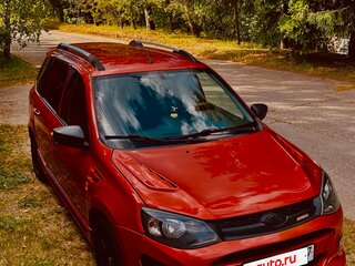 2014 Lada (ВАЗ) Kalina II, оранжевый, 750000 рублей, вид 1