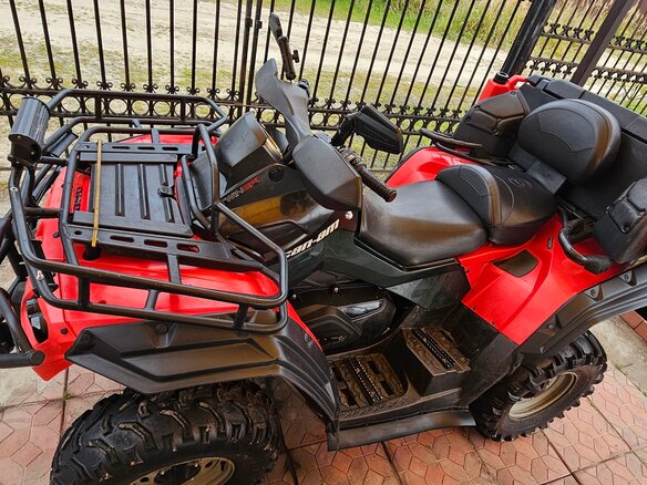 2008 BRP Can-Am Outlander MAX 650, красный, 750000 рублей - вид 16