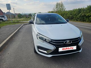 2024 Lada (ВАЗ) Vesta I Рестайлинг (NG), белый, 1450000 рублей, вид 3