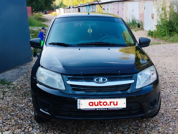 2015 Lada (ВАЗ) Granta I, чёрный, 450000 рублей