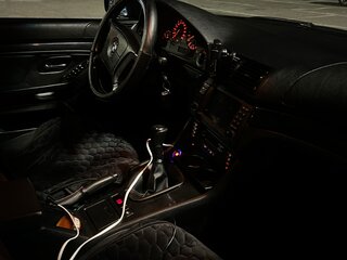 1998 BMW 5 серии 520i IV (E39), чёрный, 550000 рублей, вид 4
