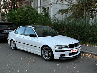 2002 BMW 3 серии 320i IV (E46) Рестайлинг, белый, 590000 рублей, вид 3