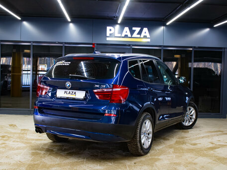 2011 BMW X3 28i xDrive II (F25), синий, 1570000 рублей, вид 4