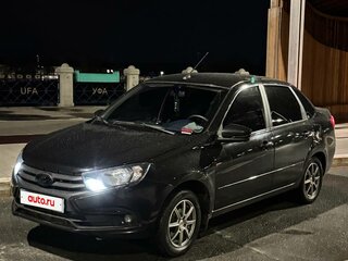 2022 Lada (ВАЗ) Granta I Рестайлинг, чёрный, 725000 рублей, вид 3