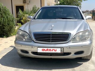 2000 Mercedes-Benz S-Класс 500 Long IV (W220), серебристый, 1350000 рублей, вид 1