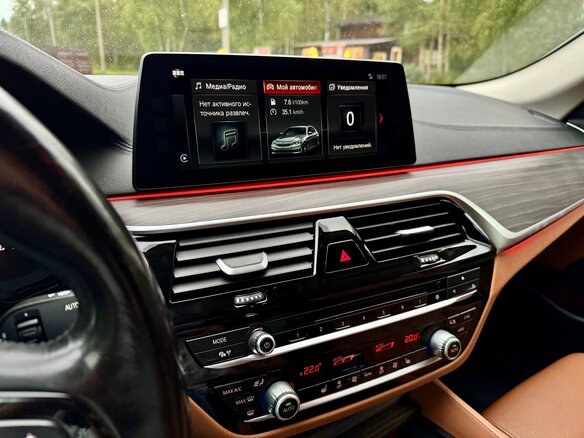 2017 BMW 5 серии 520d xDrive VII (G30/G31/G38), серый, 2600000 рублей - вид 20
