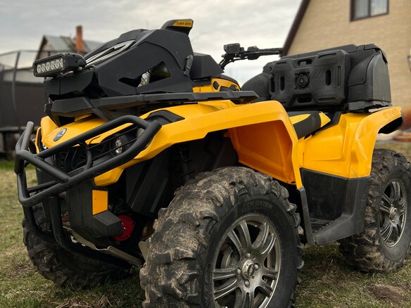 2013 BRP Can-Am Outlander 500, жёлтый, 790000 рублей - вид 4