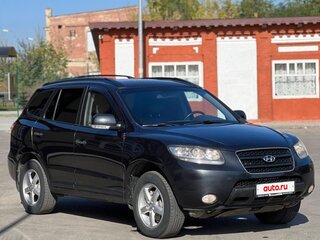 2009 Hyundai Santa Fe II, чёрный, 950000 рублей, вид 4