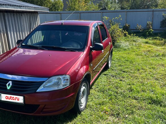 2010 Renault Logan I Рестайлинг, красный, 450000 рублей