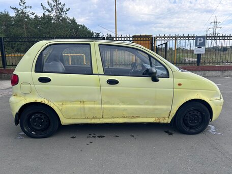 2006 Daewoo Matiz I Рестайлинг, жёлтый, 100000 рублей, вид 5