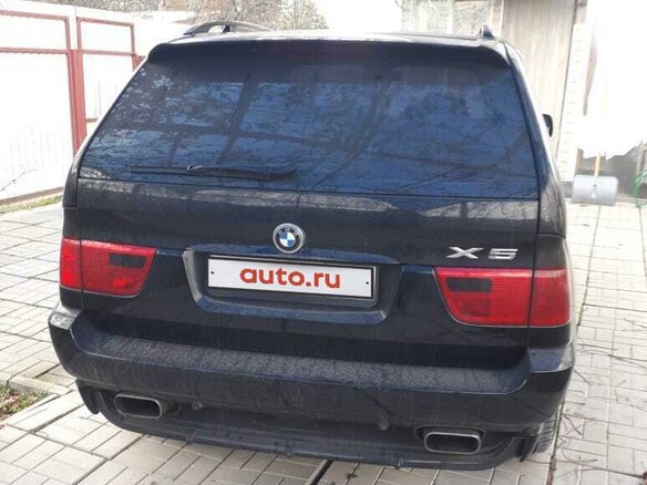2006 BMW X5 4.4i I (E53) Рестайлинг, чёрный, 1500000 рублей - вид 4