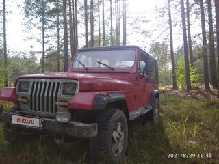 1993 Jeep Wrangler I (YJ), красный, 1800000 рублей, вид 2