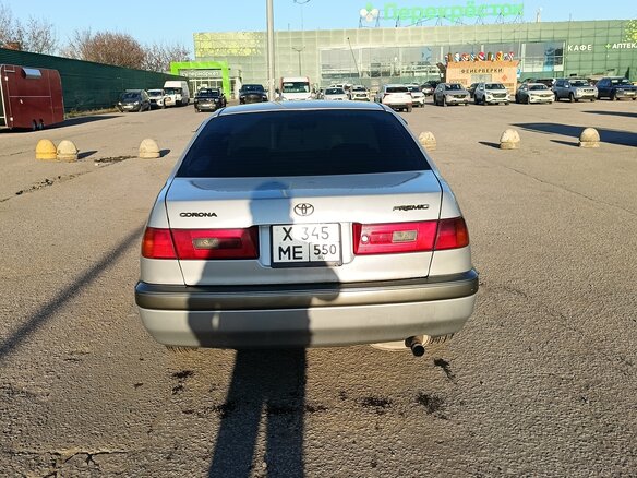 1997 Toyota Corona Premio X (T210), серый, 435000 рублей - вид 5