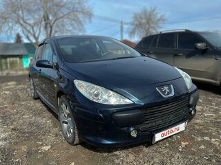 2007 Peugeot 307 I Рестайлинг, синий, 450000 рублей, вид 2