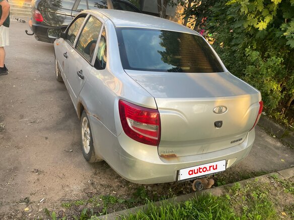2012 Lada (ВАЗ) Granta I, серый, 270000 рублей - вид 5