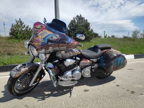2006 Yamaha XV 1900, коричневый, 1200000 рублей - вид 13